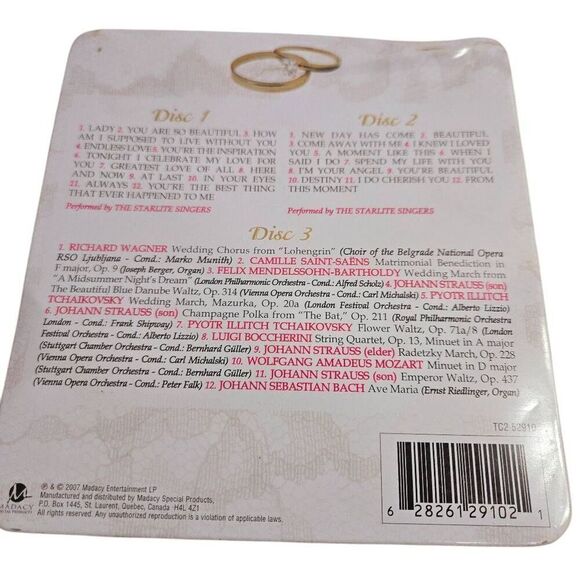 The Ultimate Wedding Collection (Tin, 3 CDs, Book Manual) - Picture 6 of 6